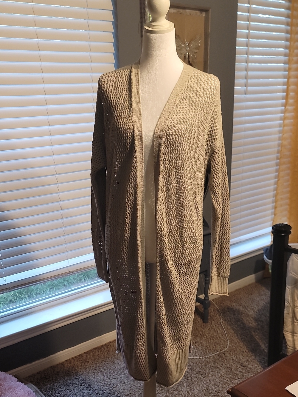 Crochet Long Cardigan